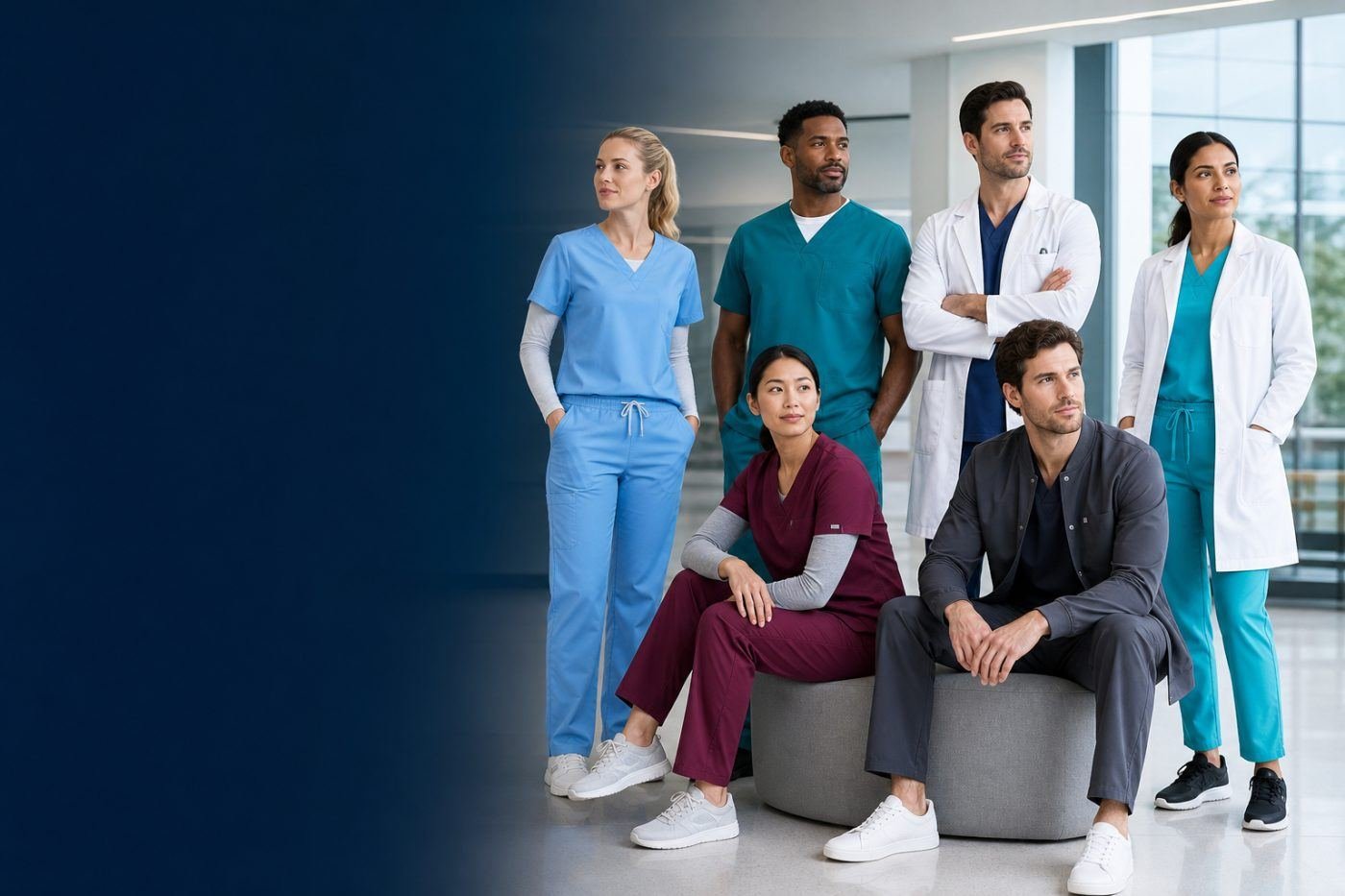 Buy medical scrubs wholesale USA — hospital uniform manufacturer