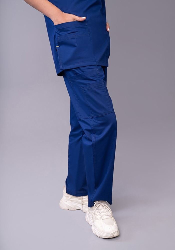 Men's Royal Blue Scrub Pants in Royal Blue - Athleisure medical scrubs wholesale OEM