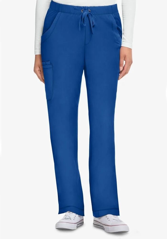 Women's Royal Blue Drawstring Scrub Pants in Royal Blue — Premium FIONx stretch fabric private label scrubs