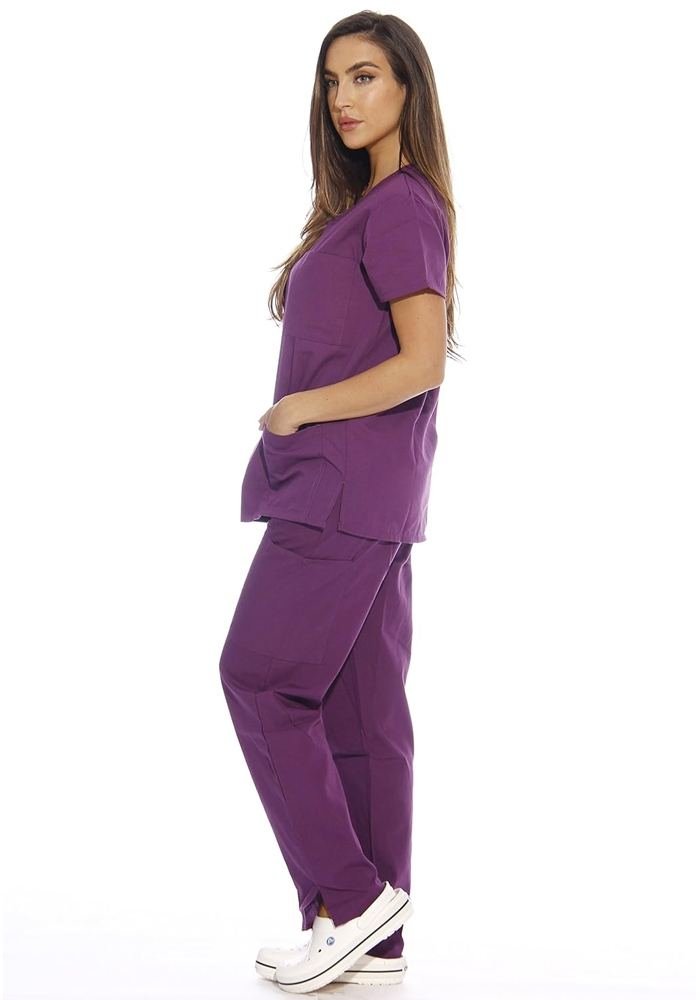 Women's Mint Scrub Suit in Mint — Premium FIONx stretch fabric private label scrubs
